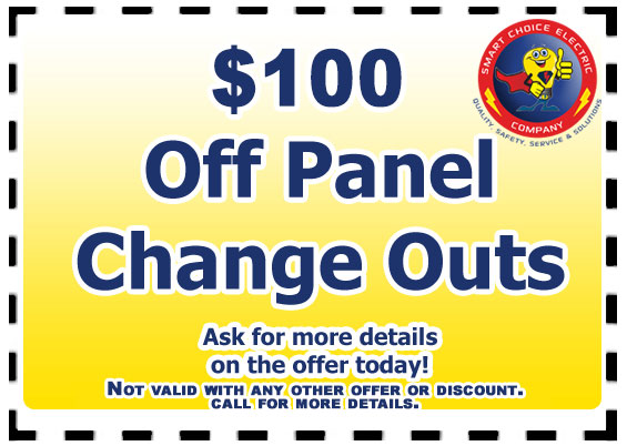 $100 off panel change outs